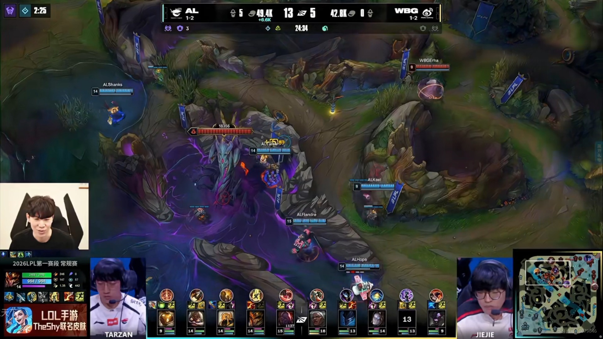 雷速-关于TheShy回归赛场，爆冷首场状态亮眼，公牛观众沸腾！的信息